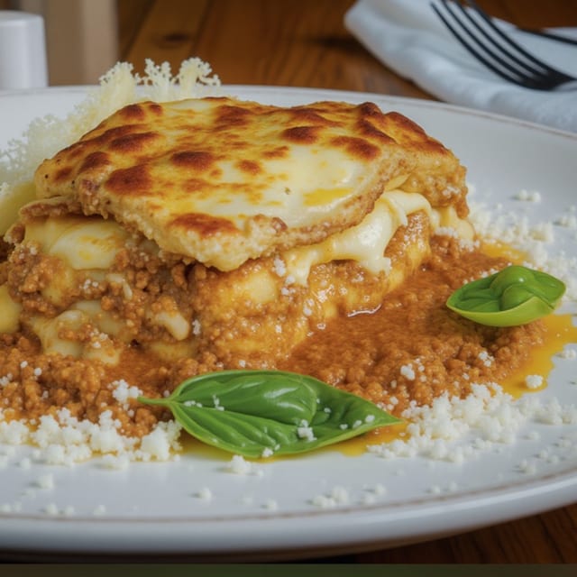 Lasagna Bolognese.