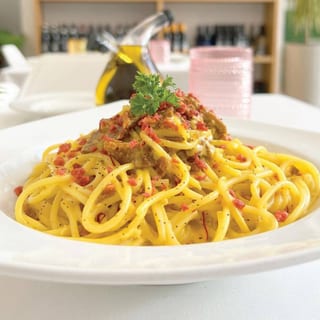 Vegan spaghetti alla carbonara