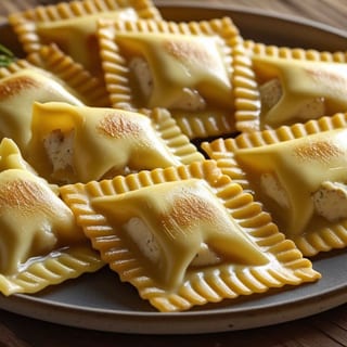 Ravioli Pear and cheese